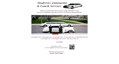Desktop Screenshot of andrewslimousine.com